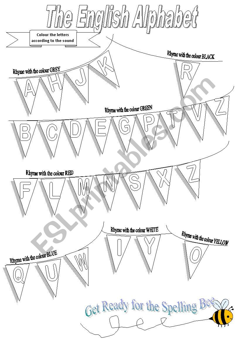 The English Alphabet worksheet