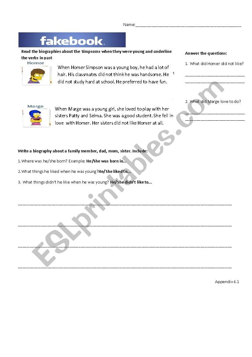 past simple negative form worksheet