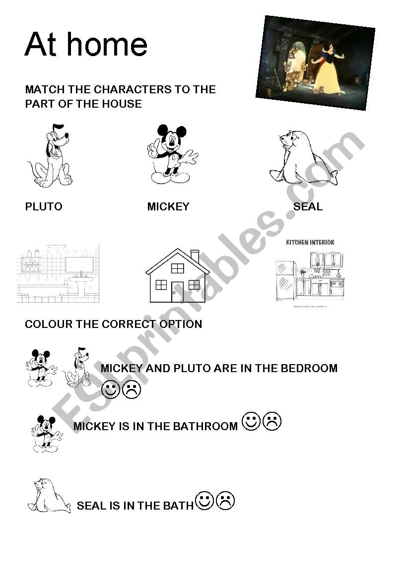 Magic English At home worksheet