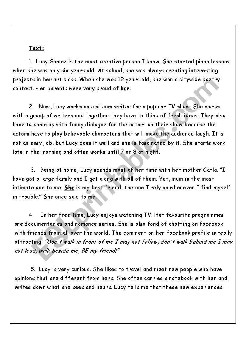 1st year synth 1 worksheet