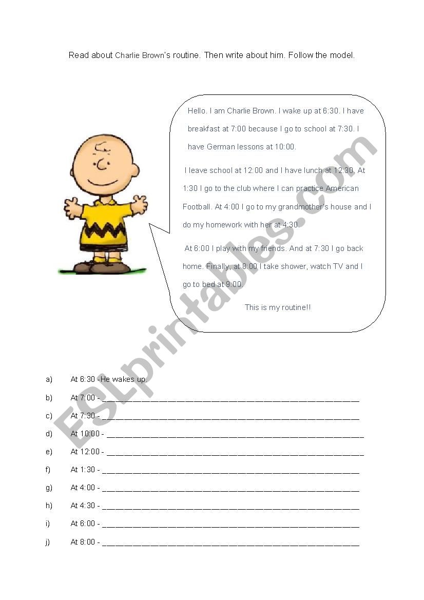 Reading for begginers worksheet