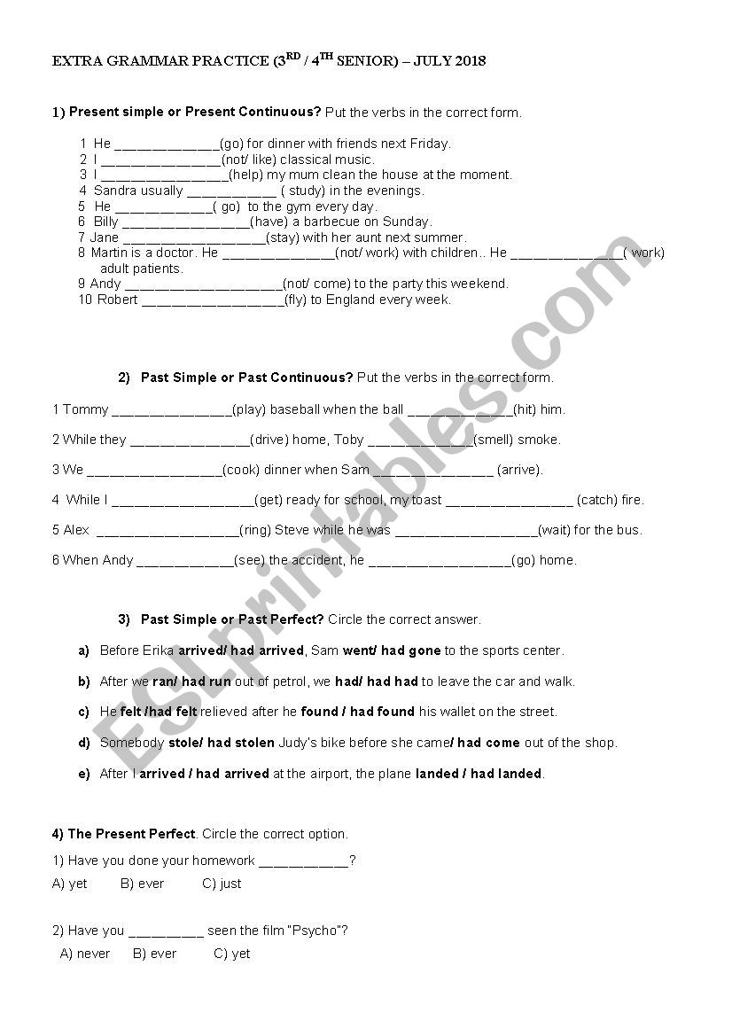 Test worksheet