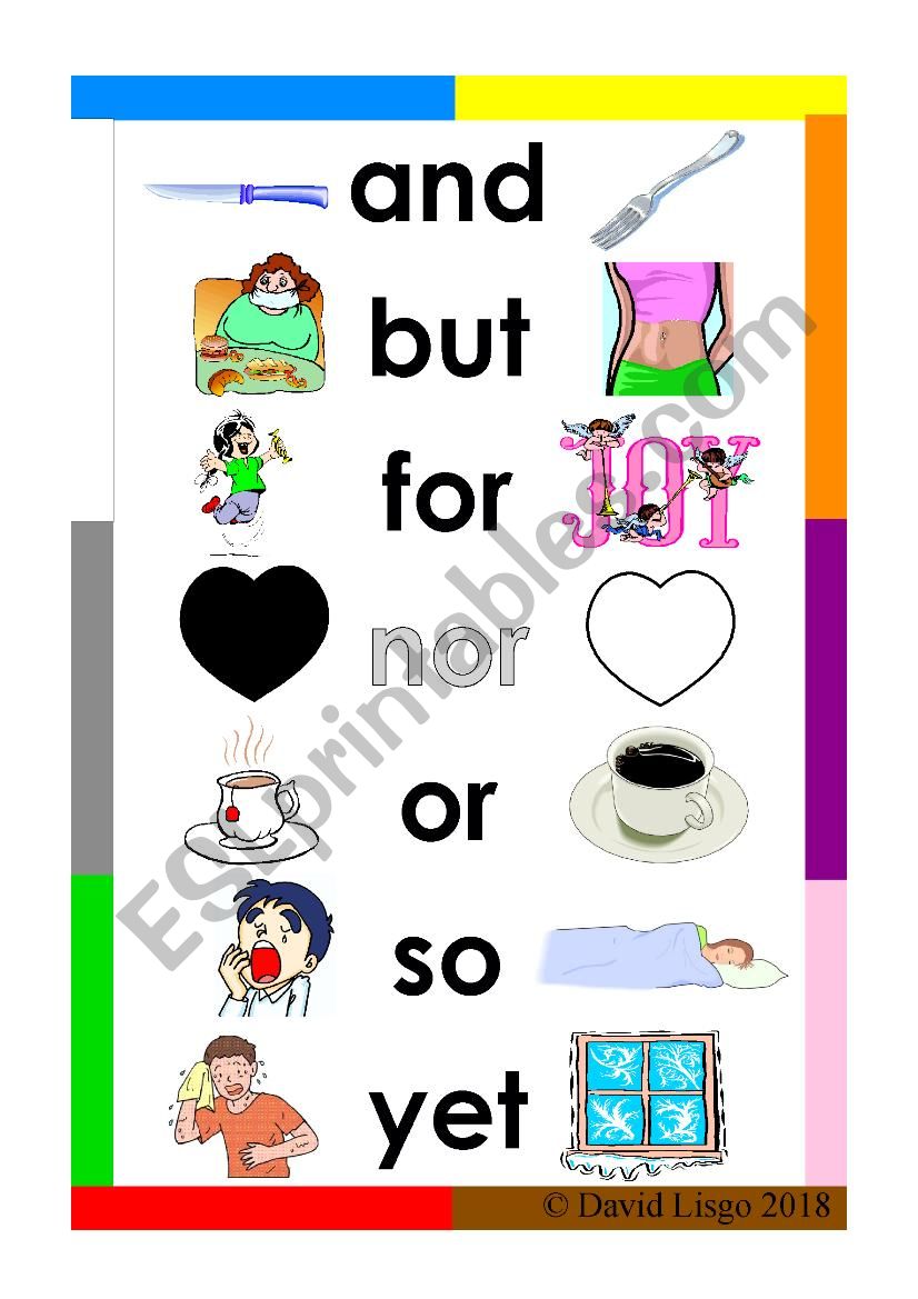 Coordinating Conjunctions Poster