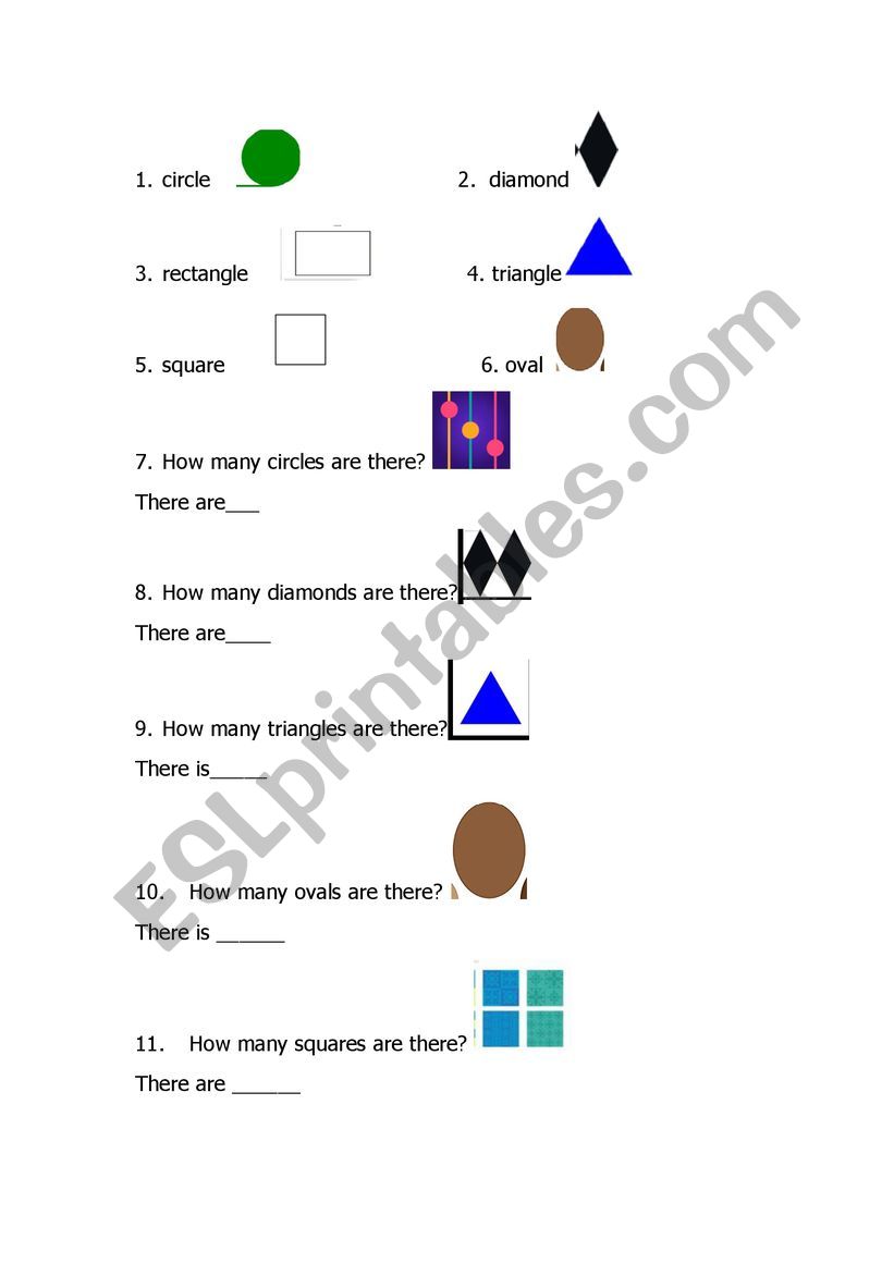 shapes pratice worksheet