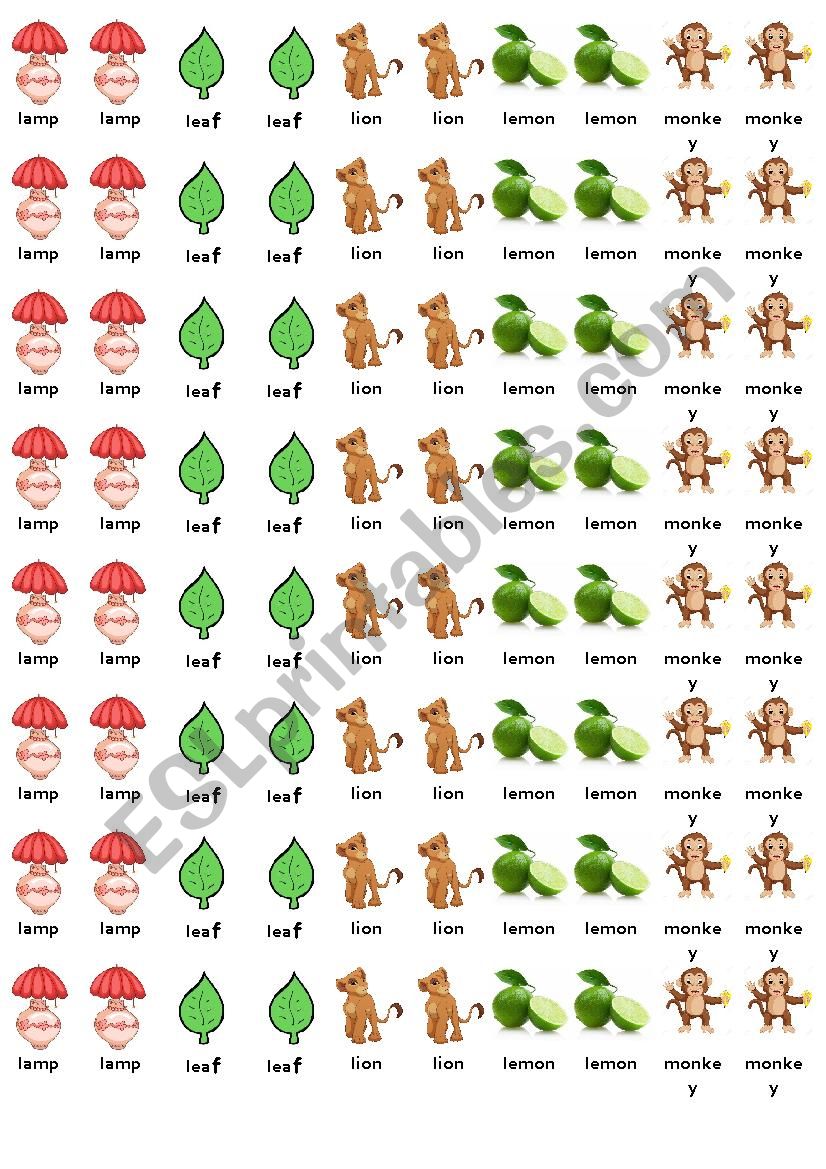 sticker letter, reading and test
