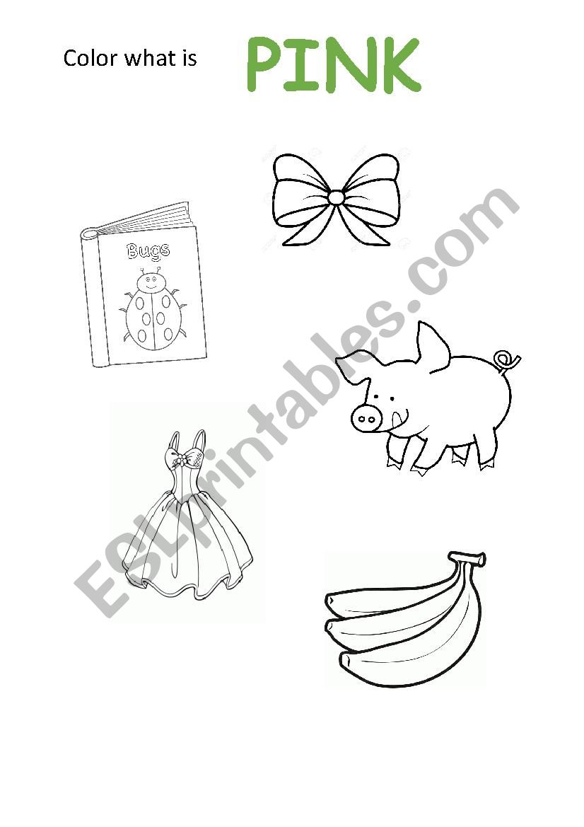 Colours worksheet