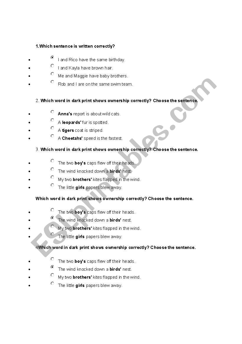 english-worksheets-choose-the-correct-sentence