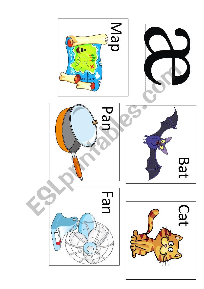 Pronunciation Game. Sound Ã¦ worksheet