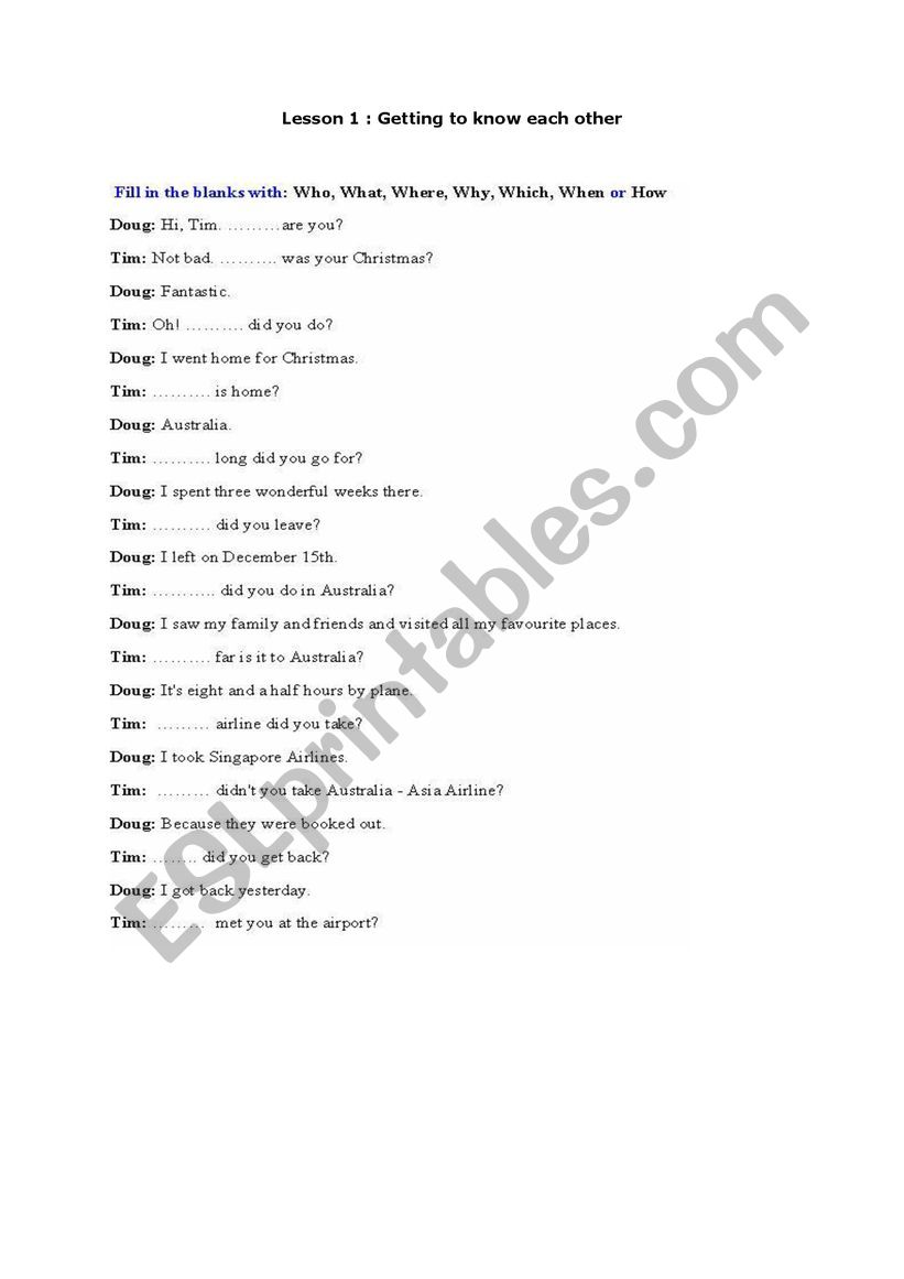 worksheet worksheet