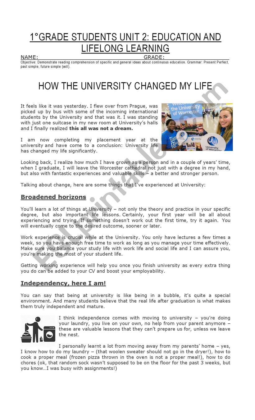 How university changed my life