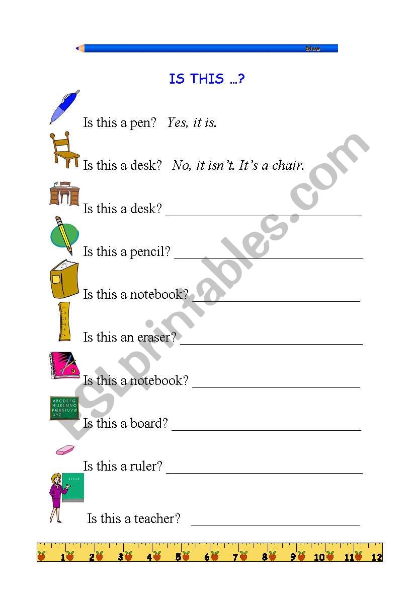 Is this ...? worksheet