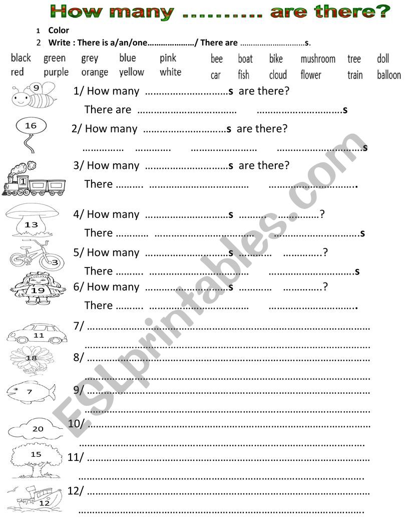 How many 2 worksheet