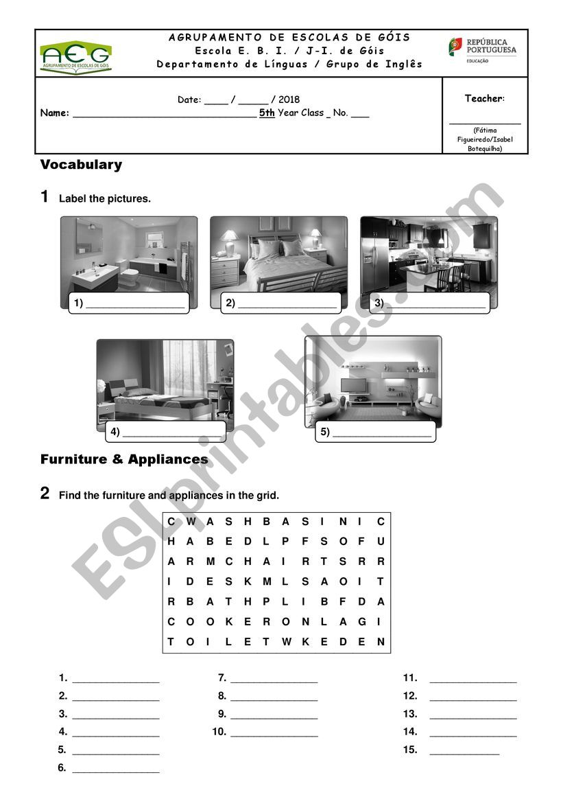 House worksheet