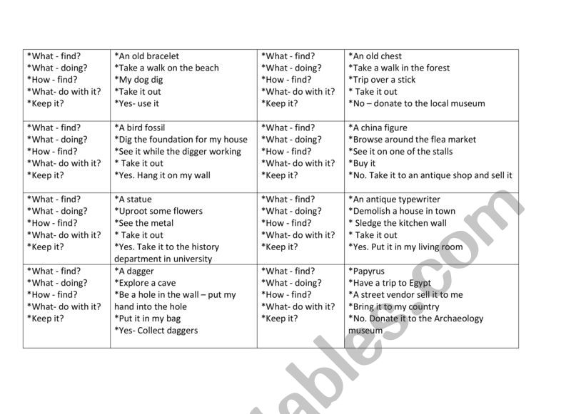 Interview on the radio worksheet