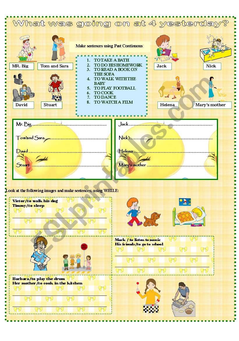 WHAT WAS GOING ON AT 11? worksheet