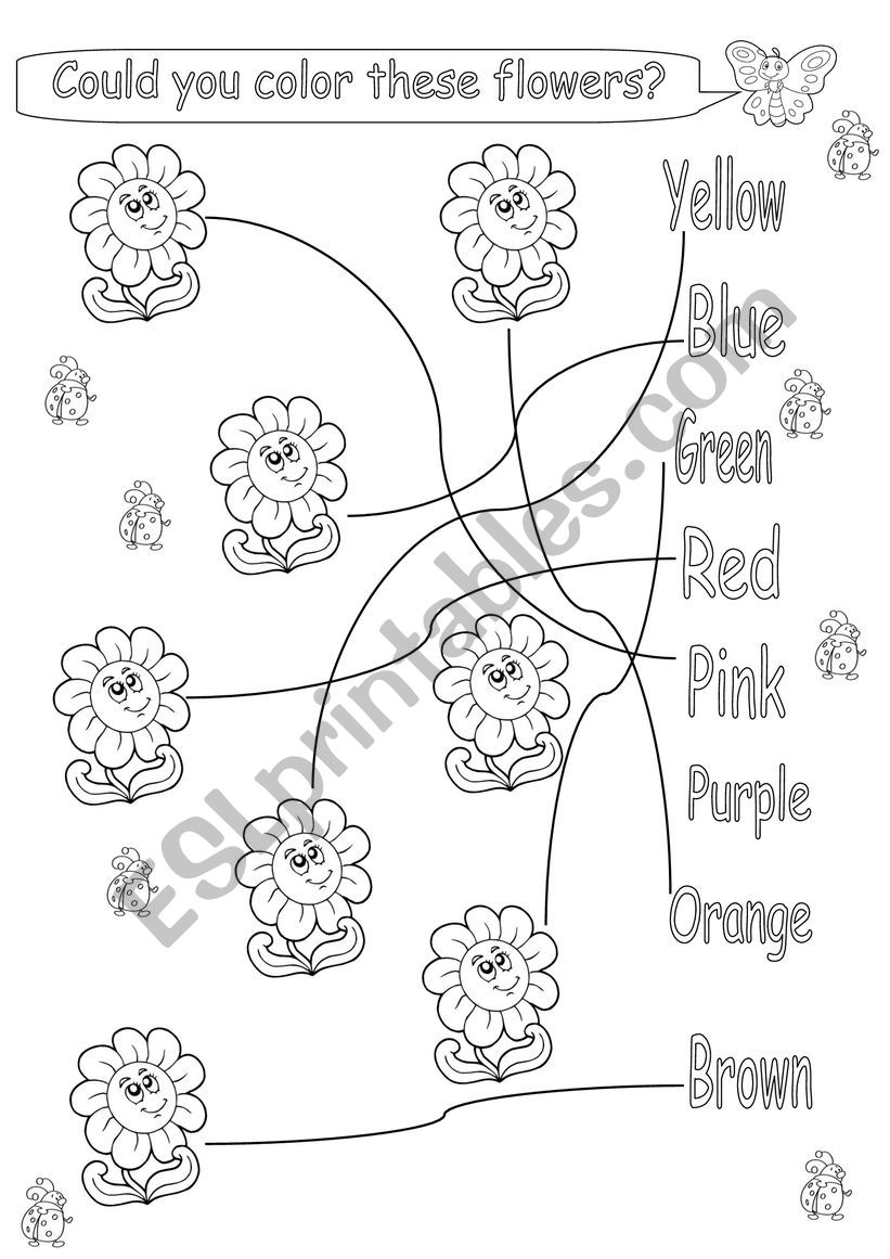 Could you color these flowers? Could you color these flowers?