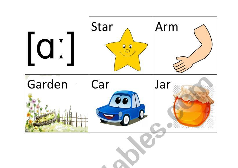 Pronunciation Game. Sound ɑː