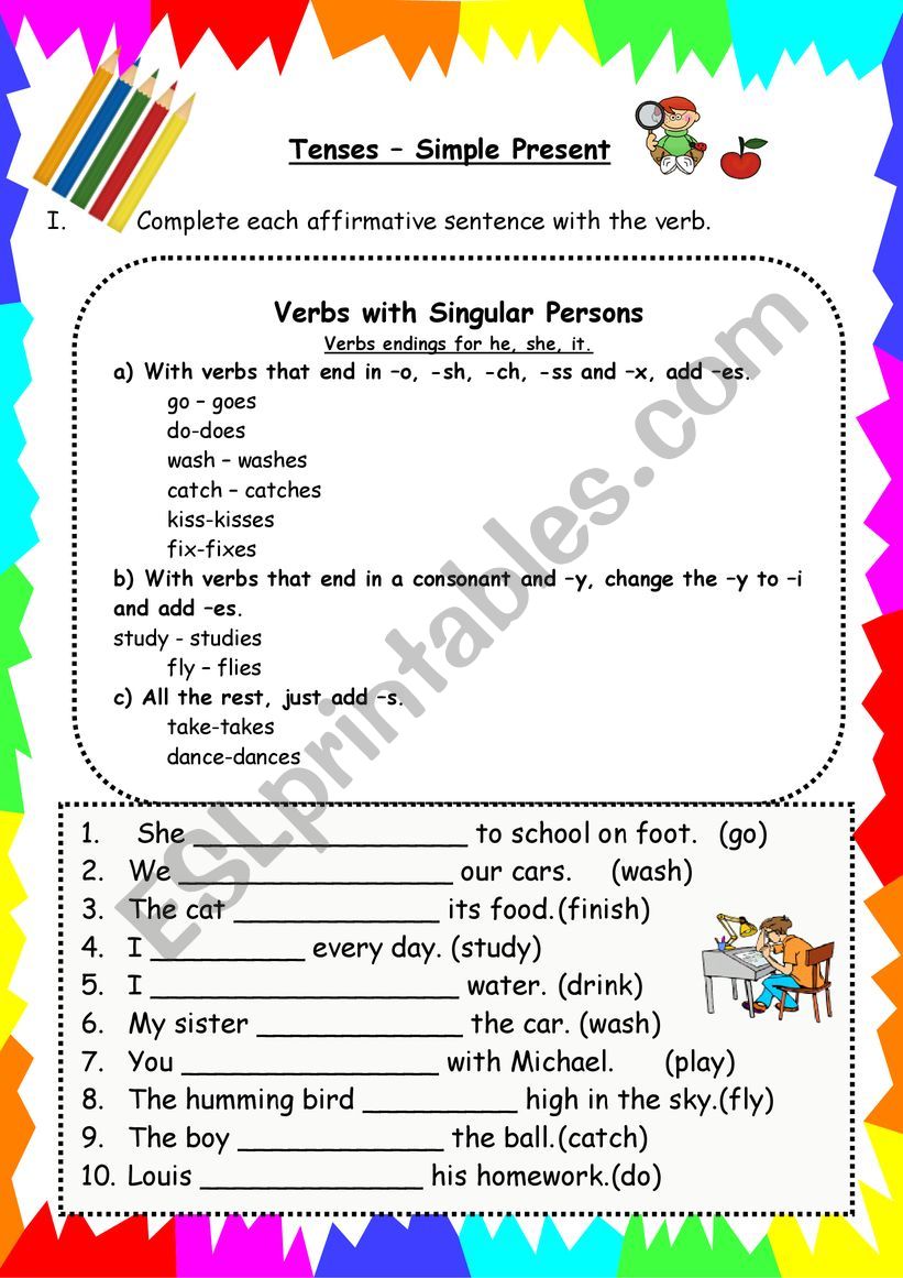 Simple Present (negative and interrogative forms)