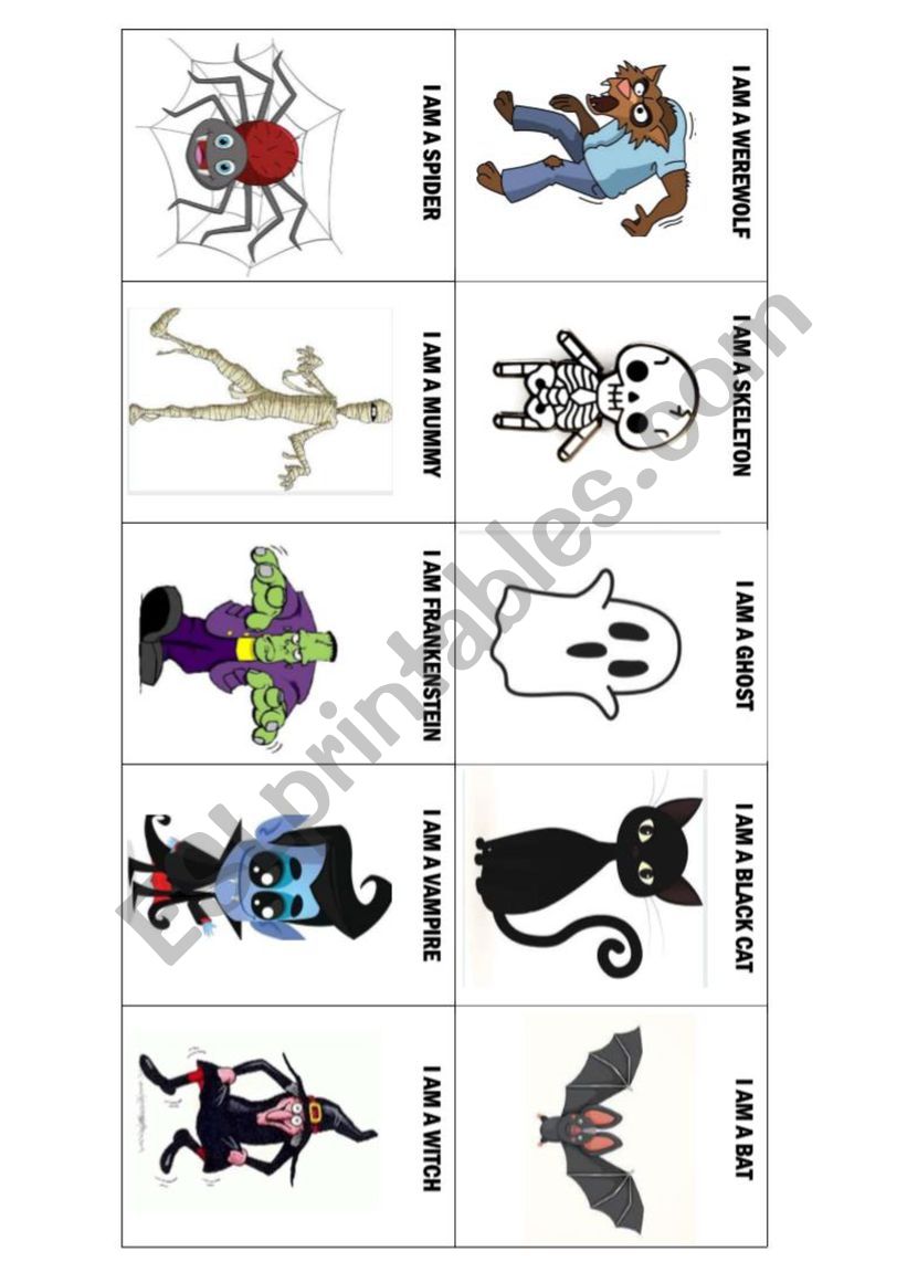 HALLOWEEN HEDBANDZ worksheet