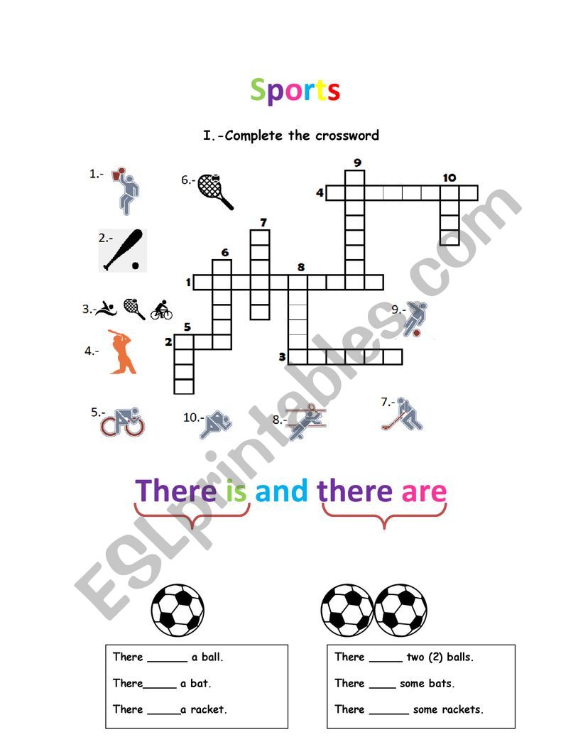 Sports worksheet