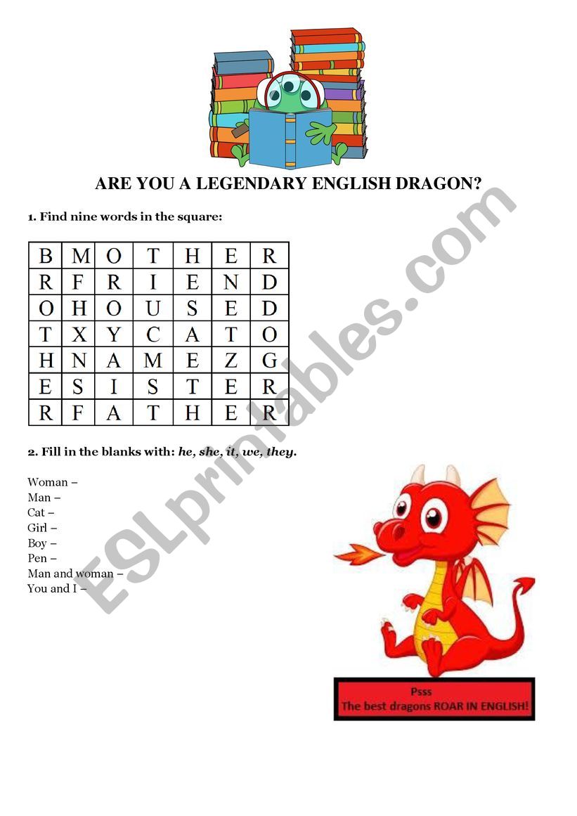 Are You A Legendary English Dragon? - Happy Revision