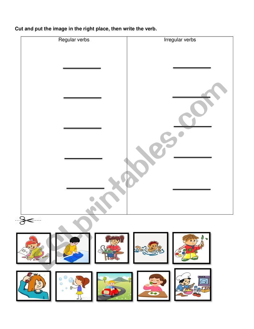 simple past worksheet