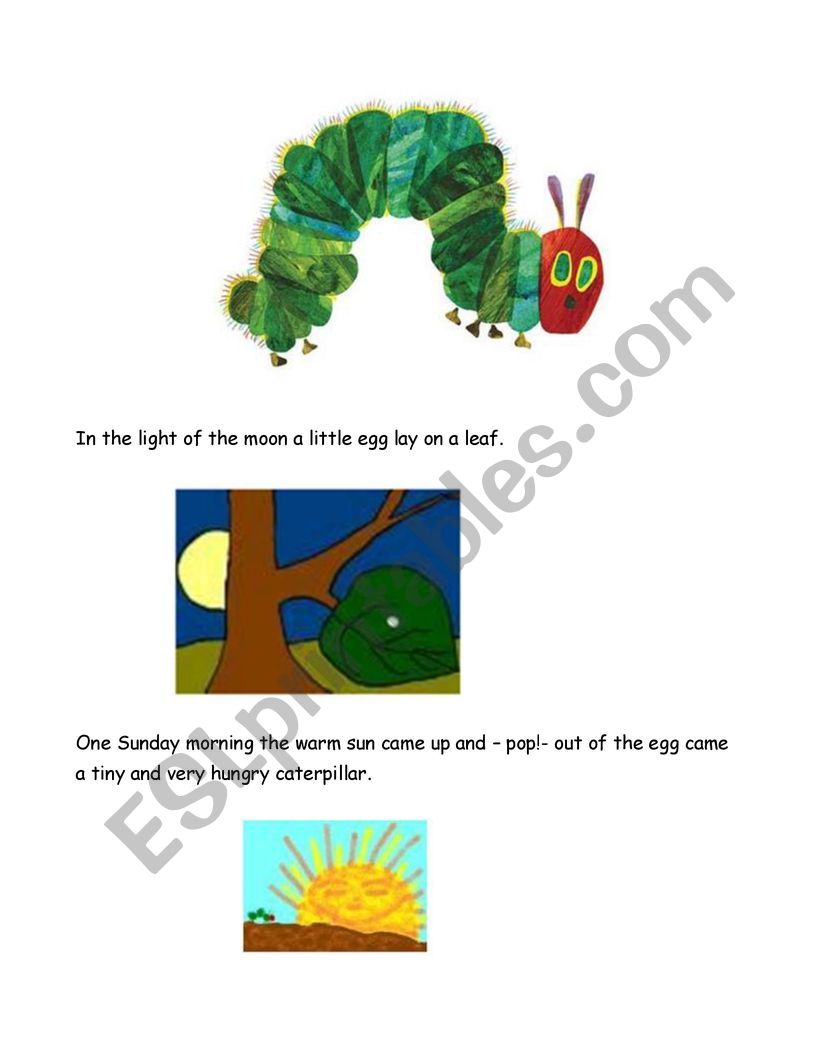 The very hungry caterpillar story