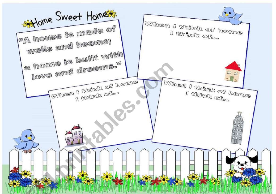 Home Sweet Home worksheet