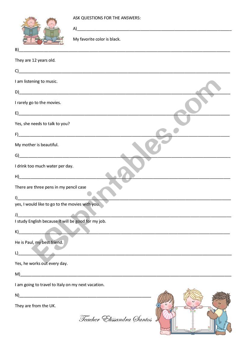 REWIEW worksheet