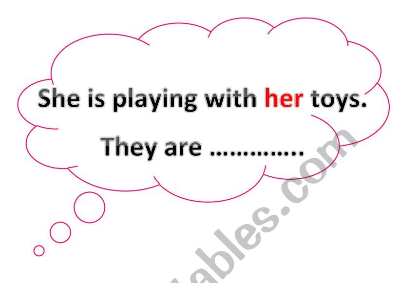 Possessive Pronouns worksheet Possessive Pronouns worksheet