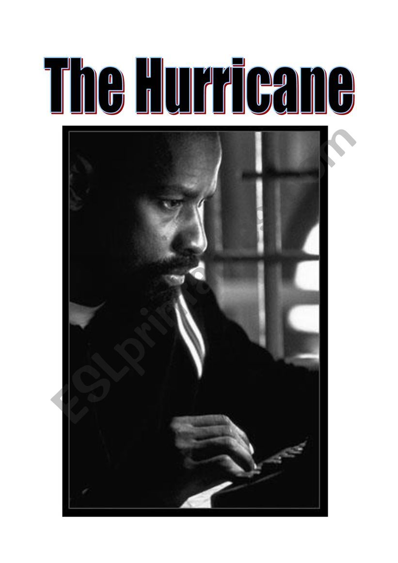 The Hurricane (the movie) worksheet