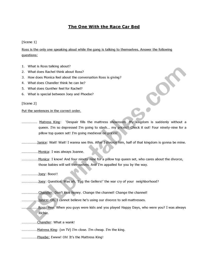 Friends worksheet  worksheet