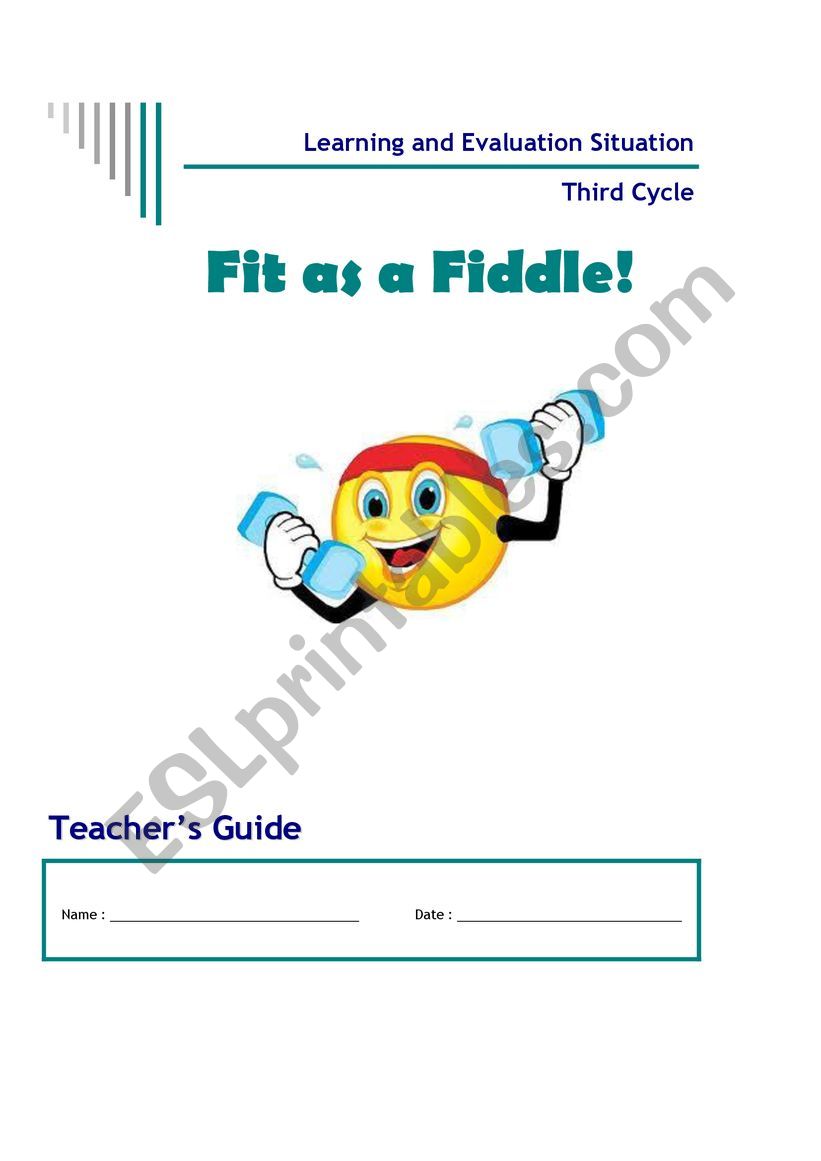 Fit as a fiddle worksheet