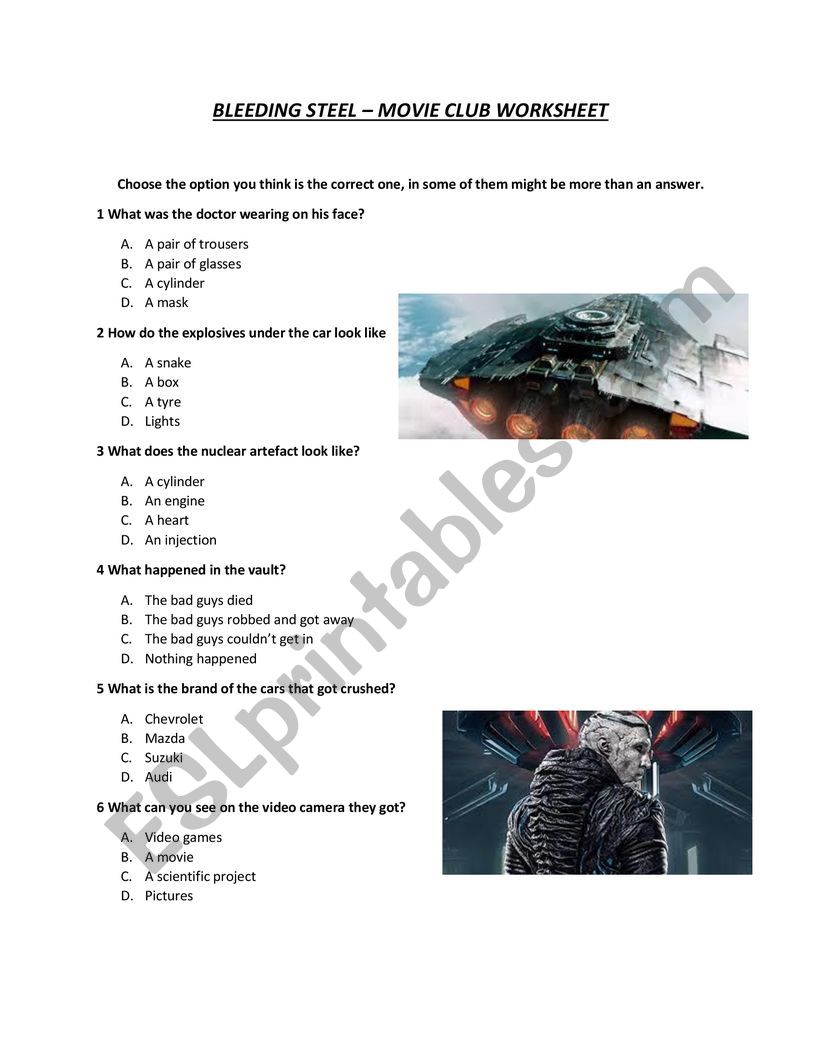 bleeding steel worksheet worksheet