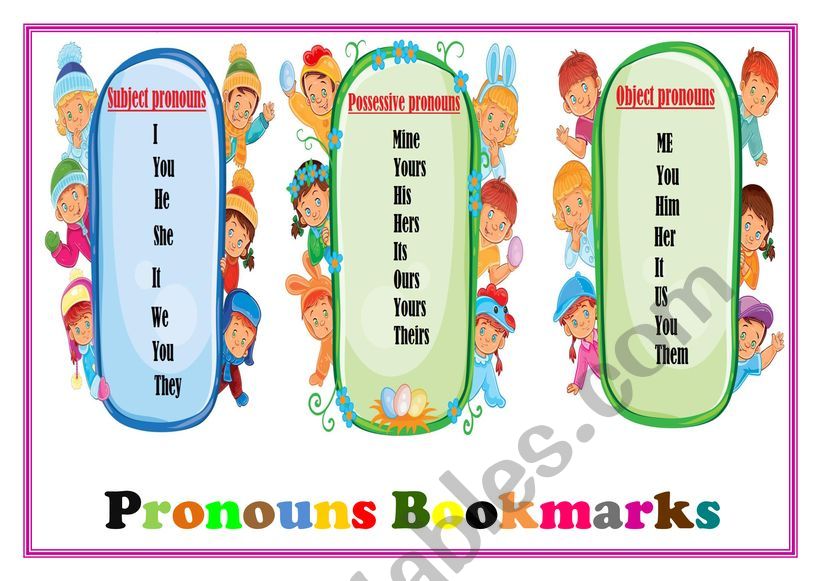 grammar bookmarks worksheet