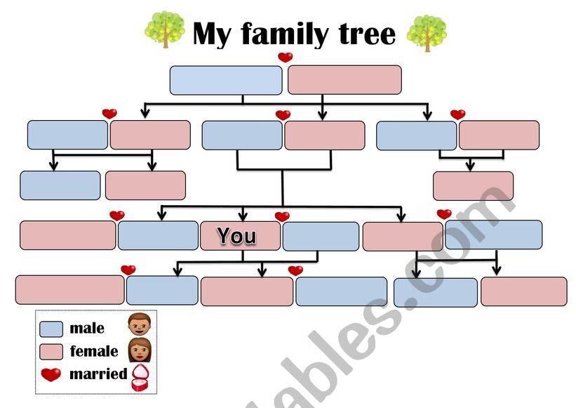 Family Tree worksheet