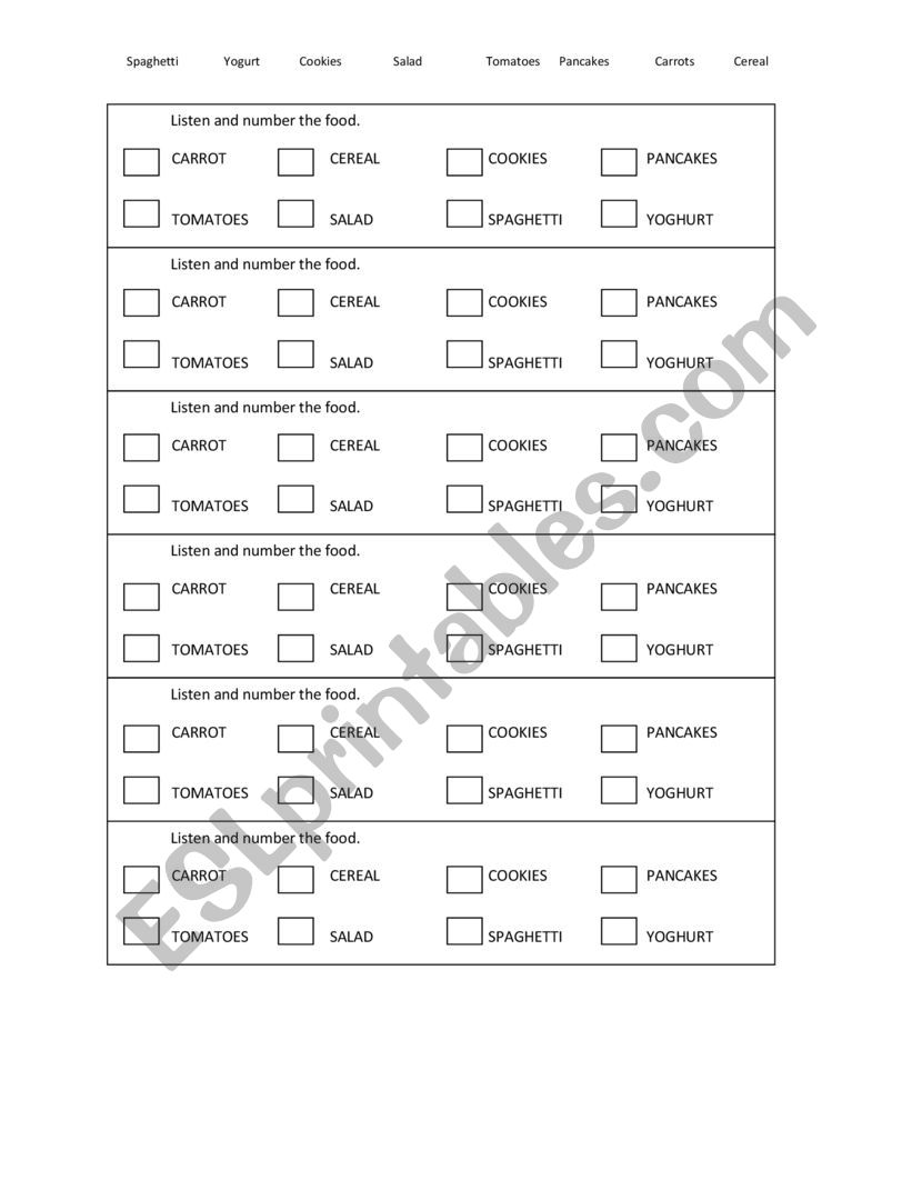 Do you like...? Song worksheet