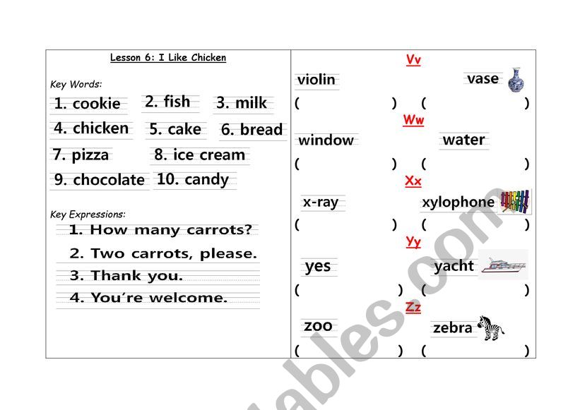 Lesson 6: Its Big worksheet
