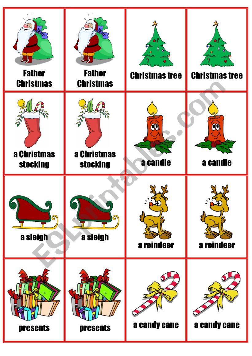 Christmas card game Black Peter