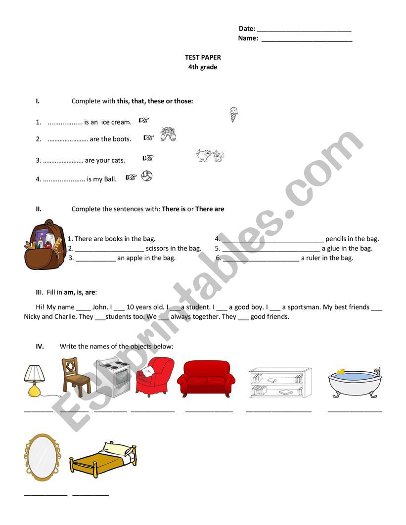 Test worksheet