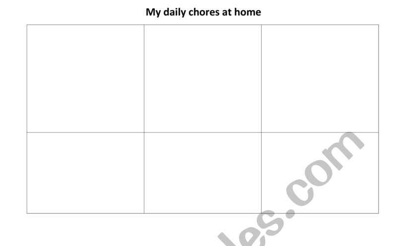 Picture story worksheet