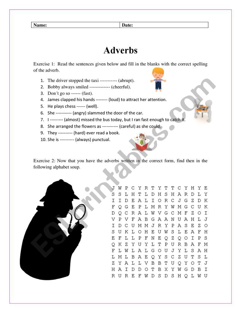 adverb-esl-worksheet-by-isabel-cortes