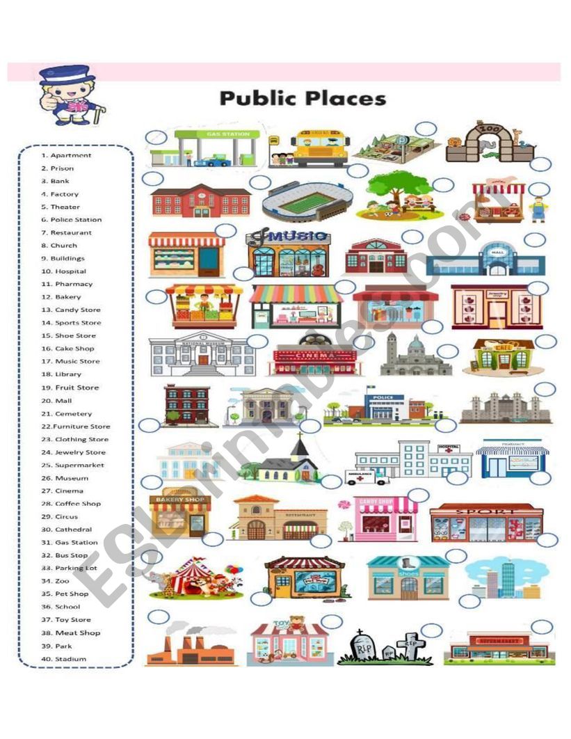 public-places-matching-set-2-of-3-esl-worksheet-by-danielr