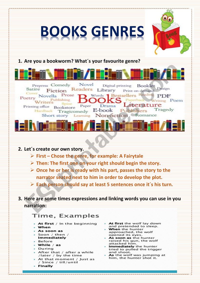 Books worksheet