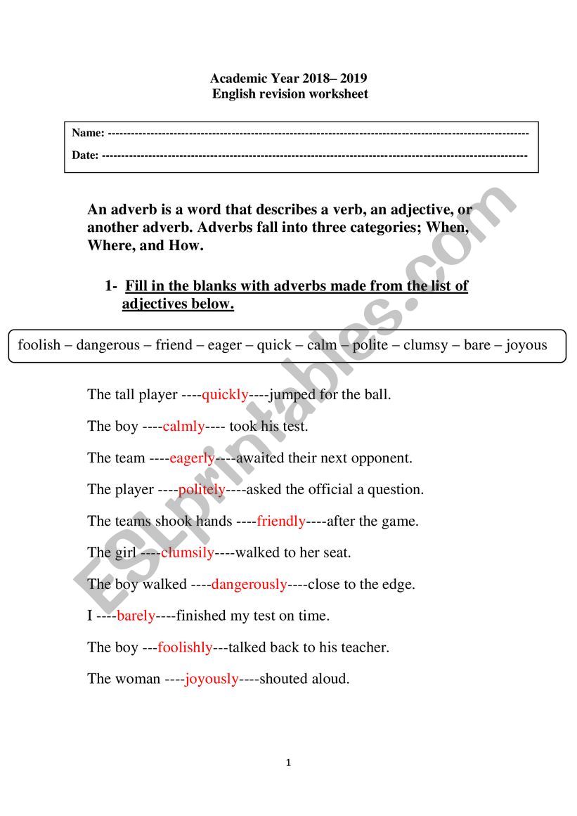 grammar exercises and writing worksheet