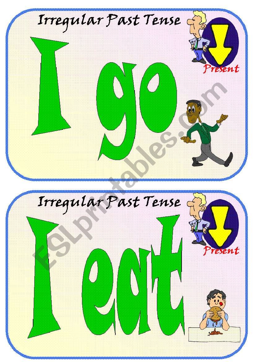 Irregular Past Participle Flip Flashcards Part 1 of 5
