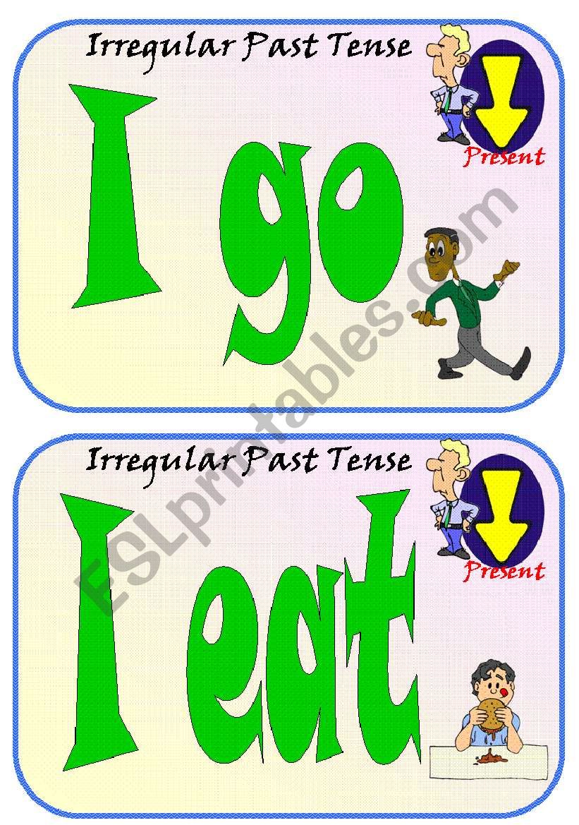 Irregular Past Participle Flip Flashcards Part 1 of 5