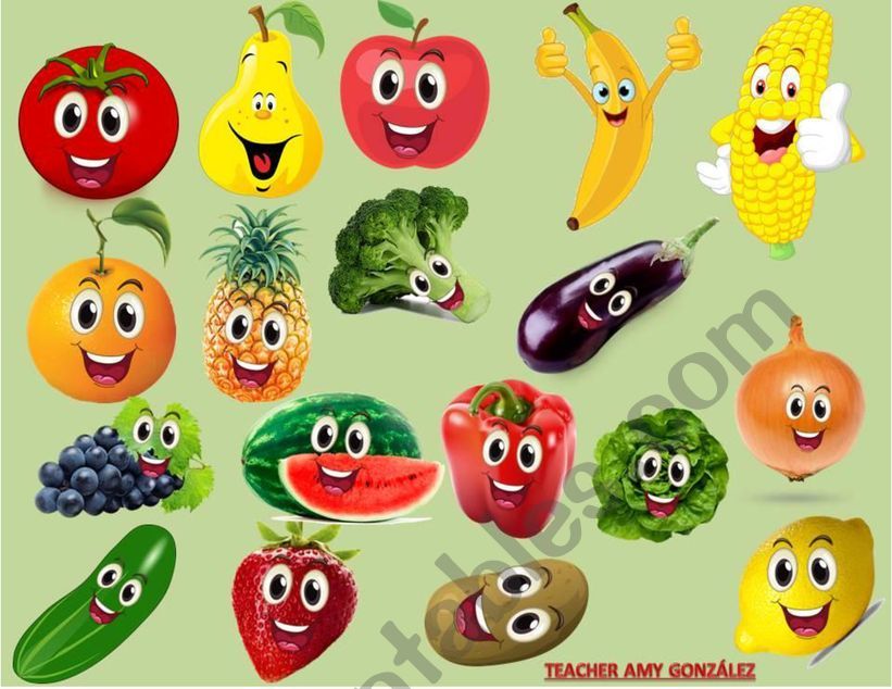fruits and Vegetables worksheet