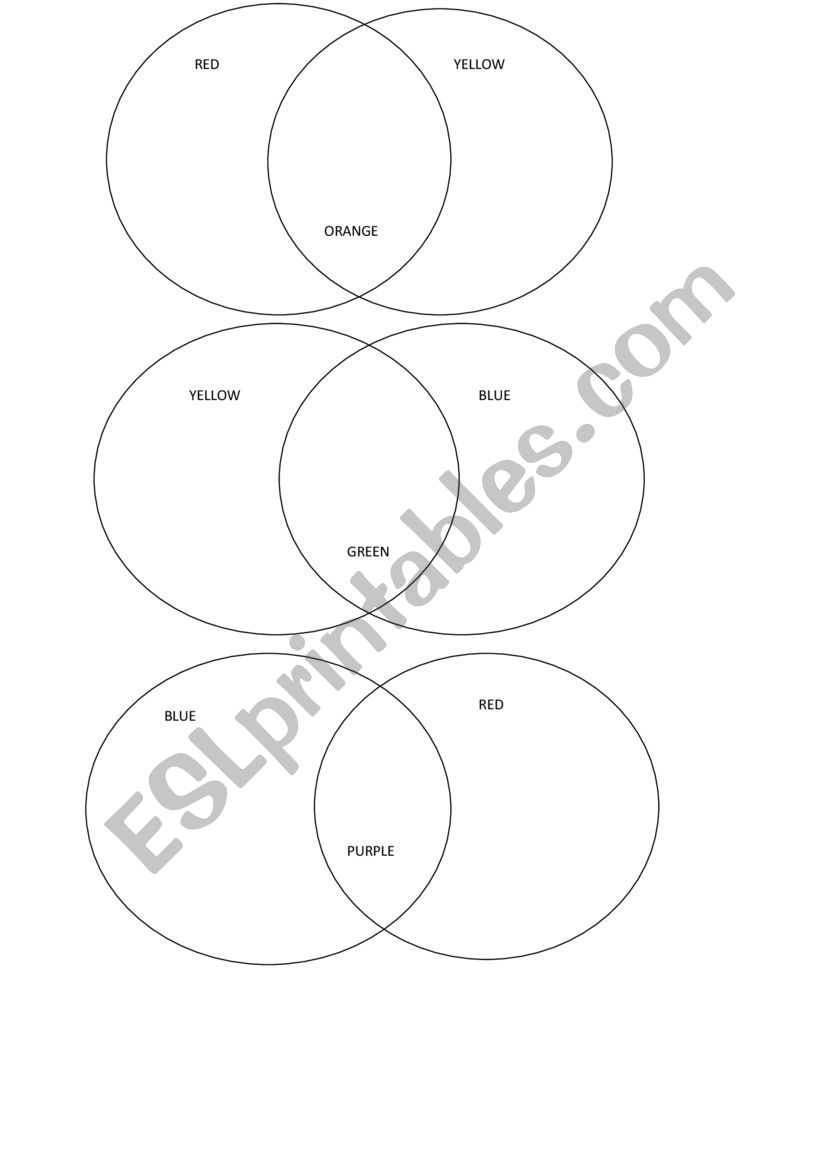 mixing colours worksheet