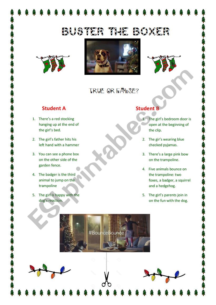 ***Buster the boxer***- A christmas video lesson part 2